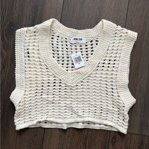 NWT double zero crochet top!